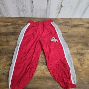 Kids Red and Gray Joggers